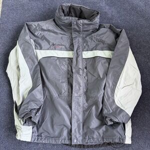 Columbia Jacket Mens XL Gray Crossterra Interchange 3-in-1 Full Zip Winter